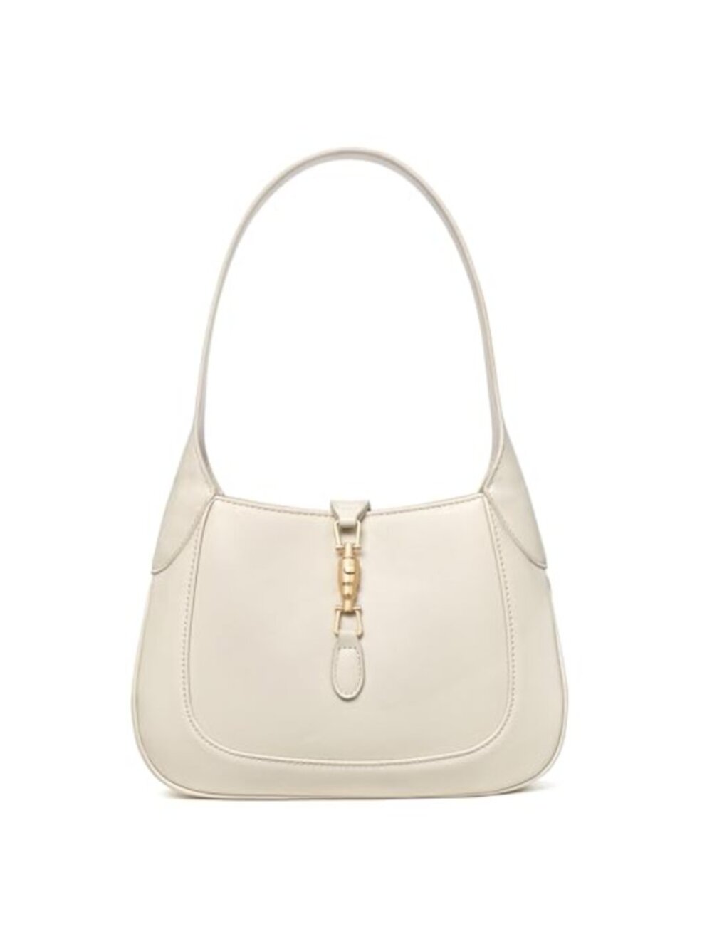 Vegan Leather Suede Shoulder Bag Push-Lock Underarm Handbag